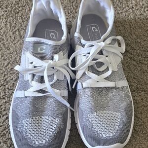 Gray & White Sneakers Women’s Size 11 – Memory Foam Comfort